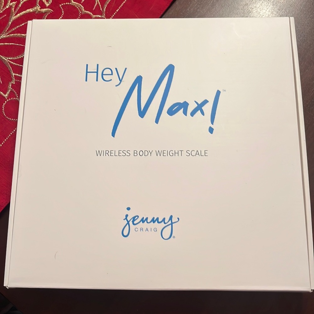 Jenny Craig Hey Max! Wireless body weight scale